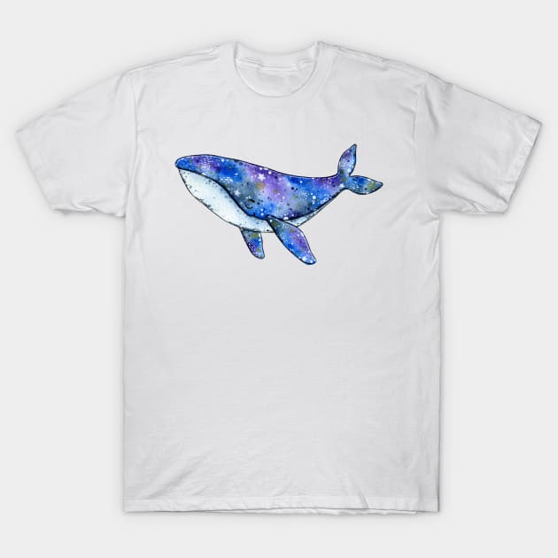 Space Whale T-Shirt by Tania Tania